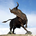 Professional Bronze Foundry antique brass bull statues for sale